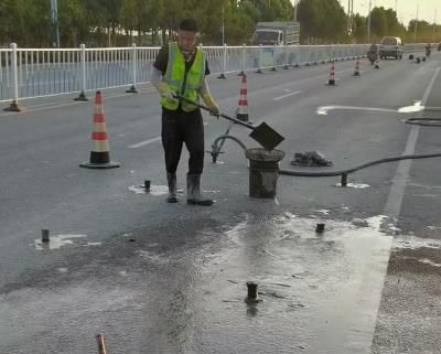 公路压浆施工视频